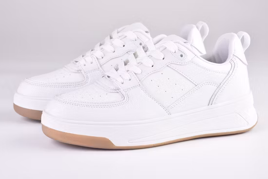 Zapatos casuales al aire libre del monopatín de la PU de la mujer de las zapatillas de deporte, zapatos del monopatín para la mujer